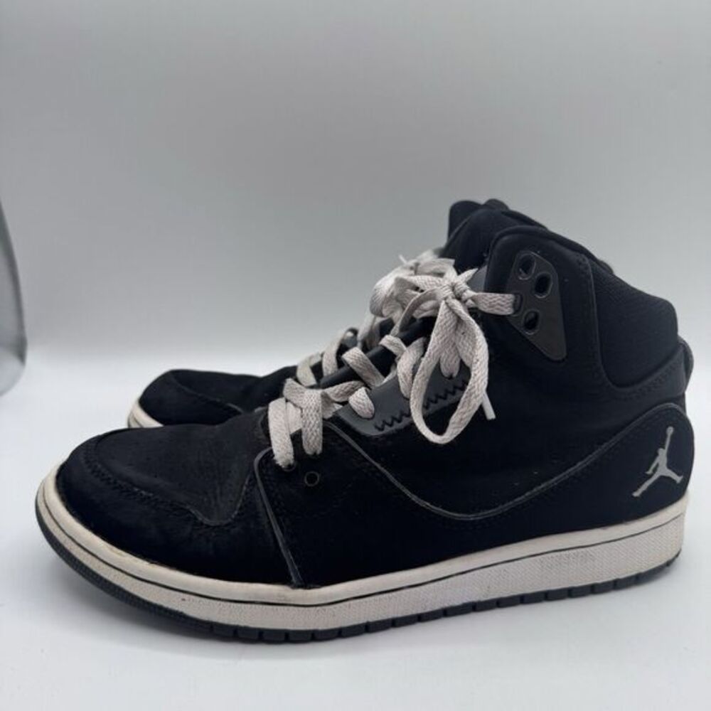 Nike Air Jordan Air 1 Flight 2 Black Basketball Shoes Sneakers Men's Size 8